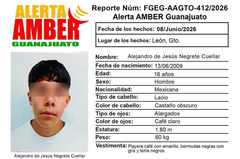 Localizan sin vida a un menor en León, Guanajuato; suman 6 casos en 2026