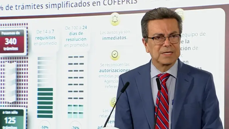 Cofepris reduce trámites de 340 a 125; nuevos estudios a medicamentos tardarán 30 días
