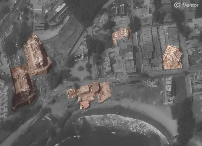 El rastro de la devastación a lo largo de la costa venezolana