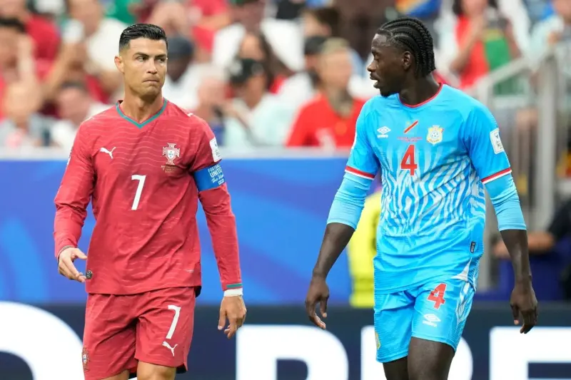 Cristiano Ronaldo y Portugal se duermen y Congo saca empate 1-1 en el Mundial