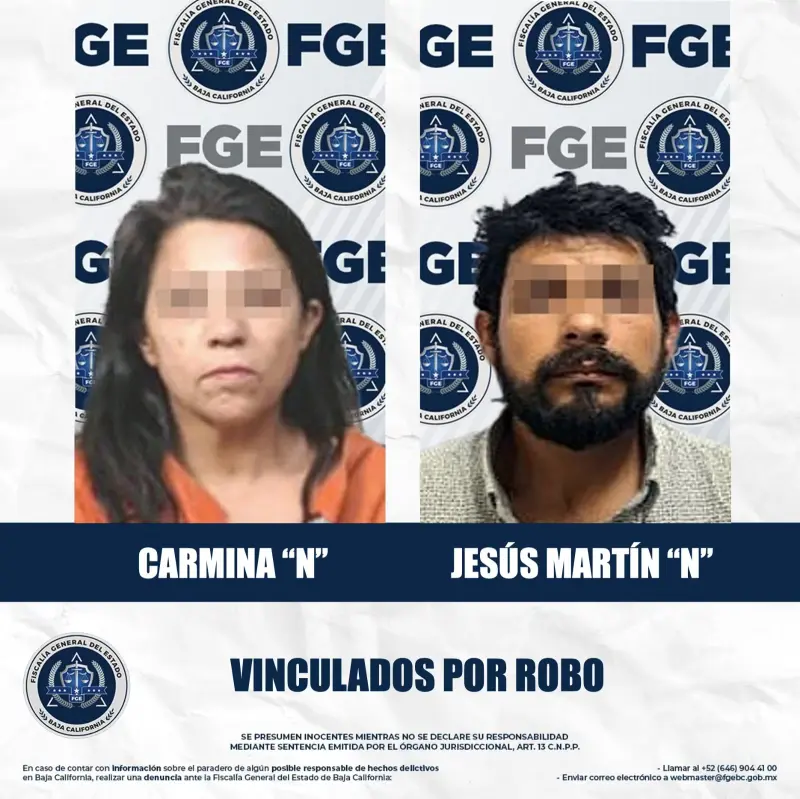 Cae presunto ladrón que entró por el techo y robó una caja fuerte con más de 28 mil pesos en Mexicali
