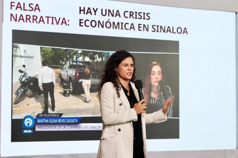 Alcalde exhibe en ‘Derecho de Réplica’ datos imprecisos sobre economía en Sinaloa emitidos en el espacio de Azucena Uresti