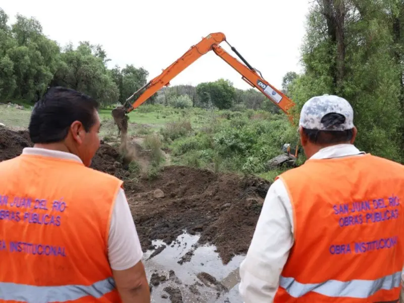 Refuerzan limpieza del río San Juan para prevenir riesgos durante temporada de lluvias