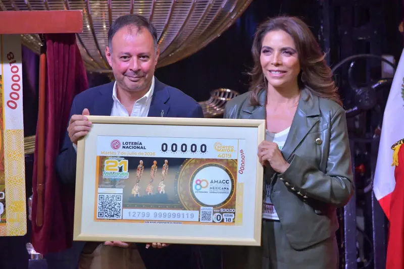 Con billete conmemorativo, Lotería Nacional rinde homenaje a la Academia Mexicana de Artes y Ciencias Cinematográficas por su 80 Aniversario y legado cultural