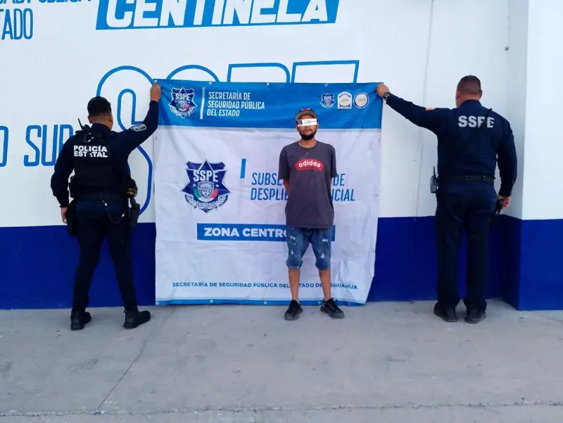 Asegura SSPE a presunto homicida al sur de Chihuahua