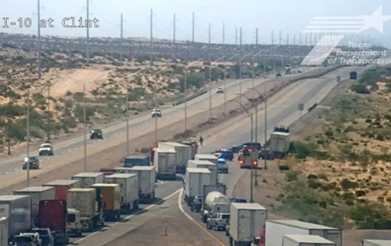 Choque en la I-10 East: seis lesionados, dos graves