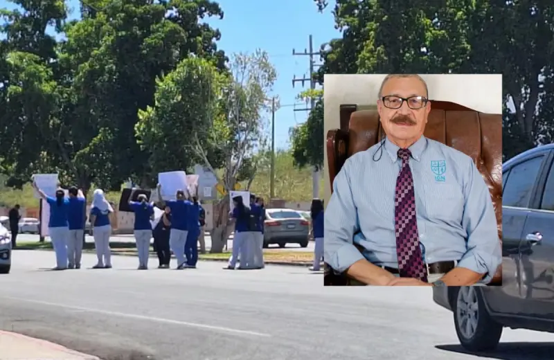 Director de Universidad ION responde a protesta de alumnos tras bloqueo en bulevar Navarrete