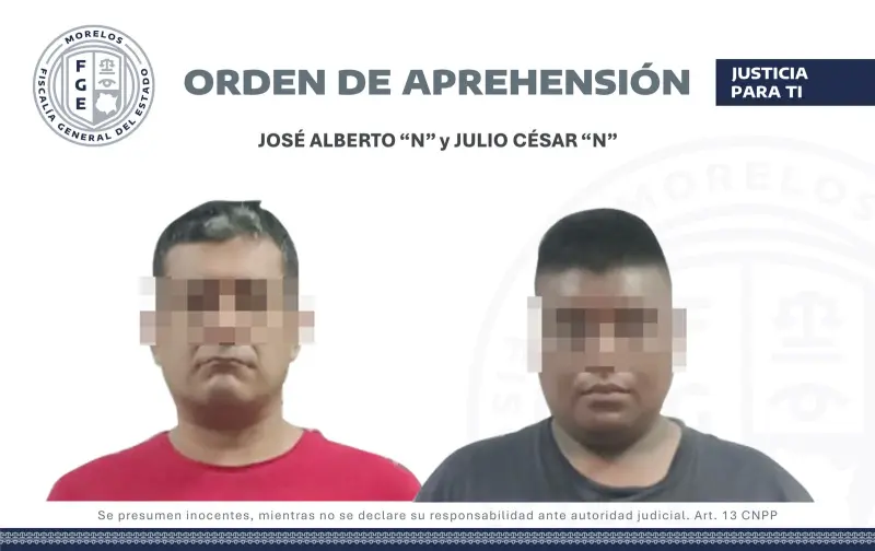 Aprehende AIC a dos sujetos por homicidio en Tlaquiltenango