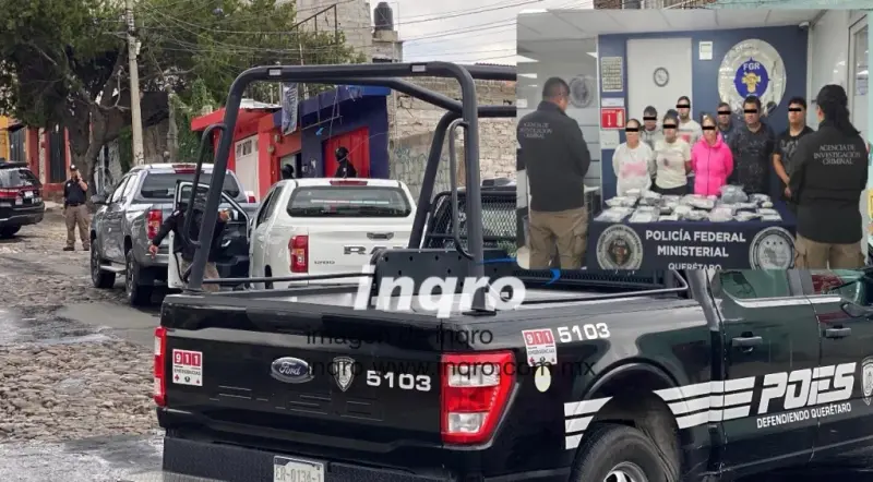 Grupo delictivo fue detenido en San Pedrito Peñuelas