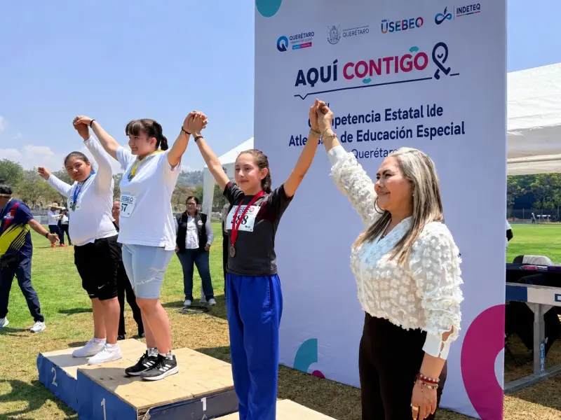 Realiza USEBEQ Competencia Estatal de Atletismo de Educación Especial