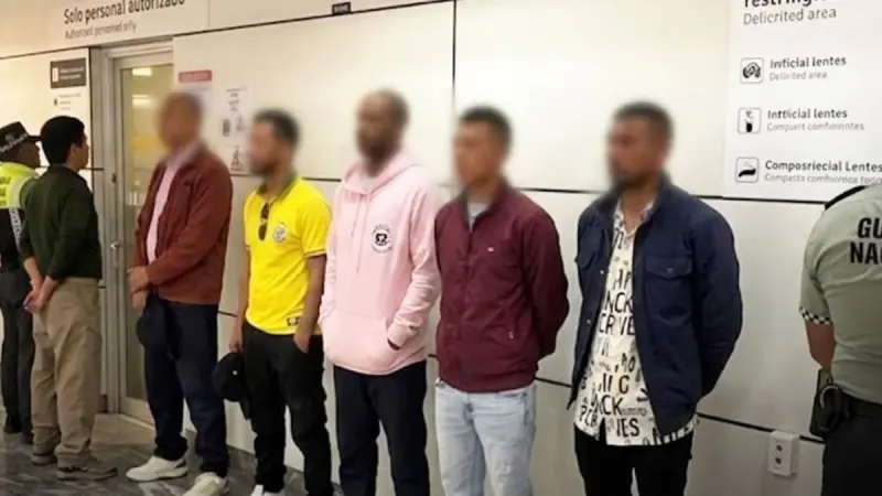 Detienen a 10 colombianos indocumentados en Guadalajara; acusan posible reclutamiento forzado