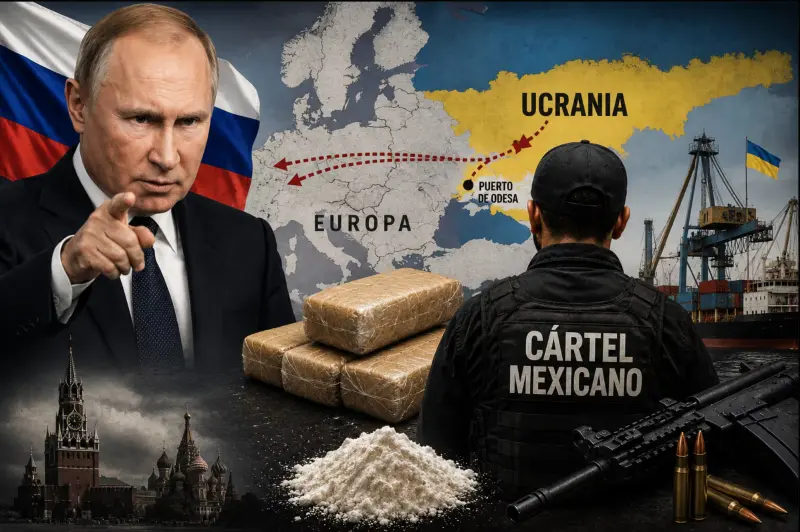 Rusia afirma que Ucrania colabora con cárteles mexicanos en el narcotráfico