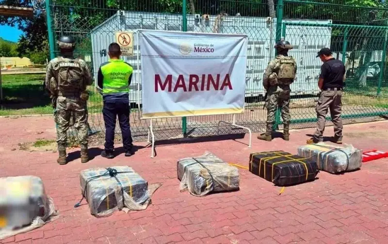 Asegura Marina 270 kilos de cocaína en puerto de Manzanillo