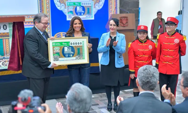 Premio mayor de Lotería y UNAM, por aniversario de Biblioteca Central