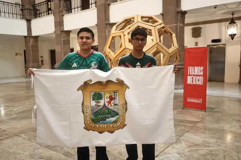Viajan niños coahuilenses a Singapur para representar a México en Olimpiada Internacional de Matemáticas