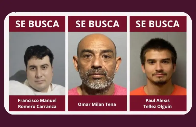 Ofrecen recompensa de hasta un millón de pesos por cada uno de los tres reos fugados del Cereso 2 de Hermosillo