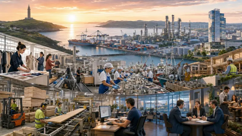 A Coruña roza el pleno empleo con una tasa de paro del 6,49%