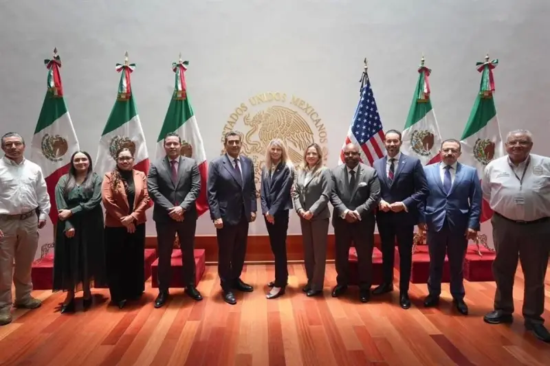 Recibe INM a autoridades del Servicio de Alguaciles de EU