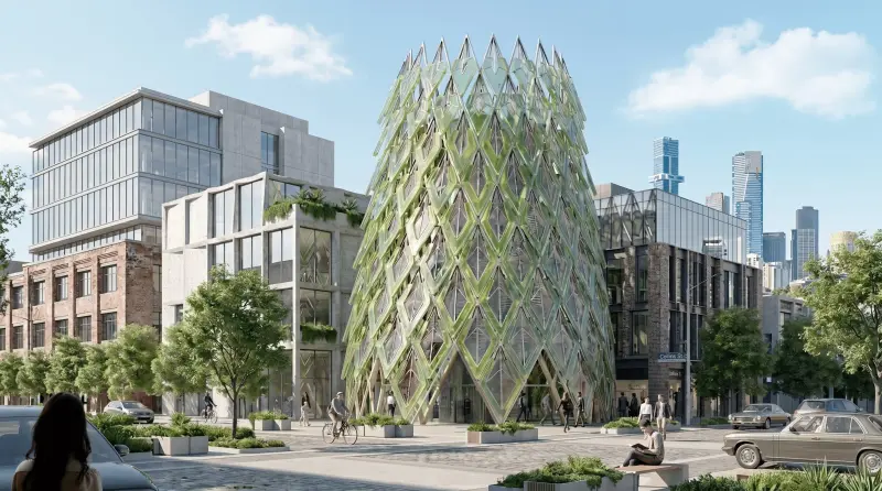 Algae Tower: el rascacielos con una fachada viva que genera energía y se adapta al clima