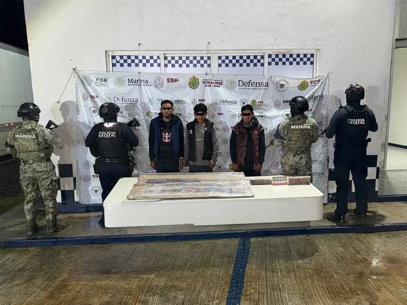 Aseguran SSP, fuerzas federales y fiscalía, dosis de presunta droga