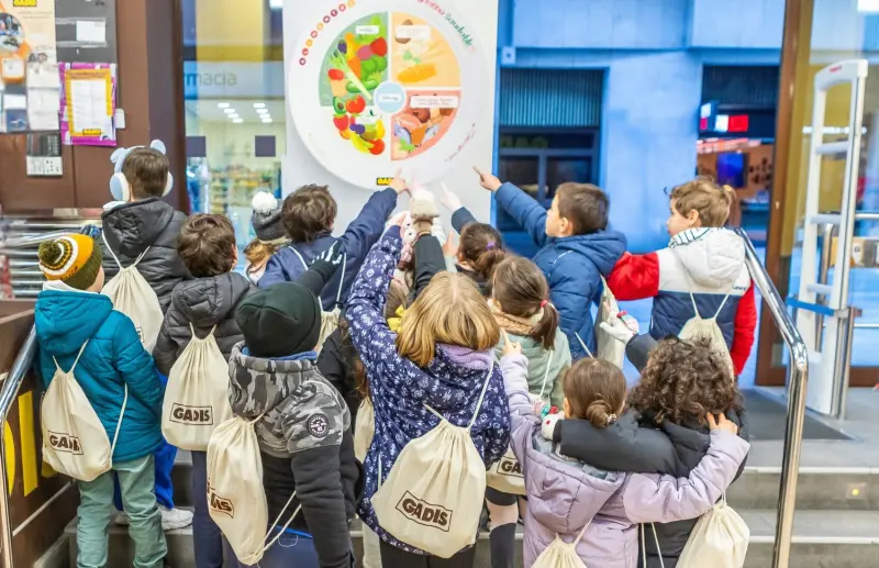 Alimentes, la lección que 27.000 escolares aprendieron en el supermercado