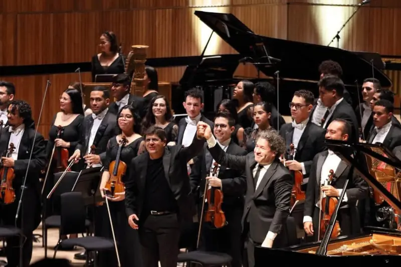 Alistan músicos de Venezuela histórico show con Dudamel en el Mundial