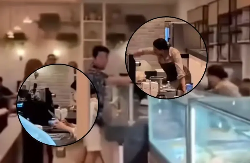 Video muestra a empleada de hotel Moon Palace en República Dominicana lanzando objetos a turistas durante un presunto ataque psicótico