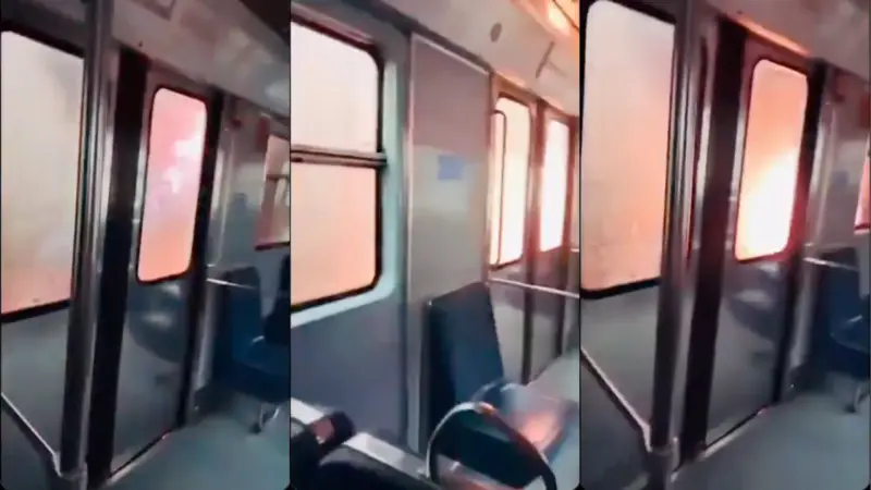 VIDEO: Explosiones y fuego desatan pánico en la Línea A del Metro CDMX; así ocurrió