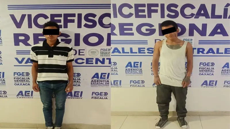 Vinculan a proceso a 2 personas por robo en Valles Centrales