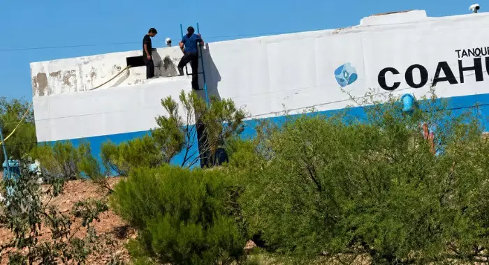 Alertan sobre incursión de adolescentes a tanque elevado en Nogales