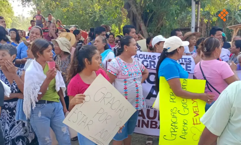 Protestan e interceptan a Sheinbaum en su visita en Acapulco