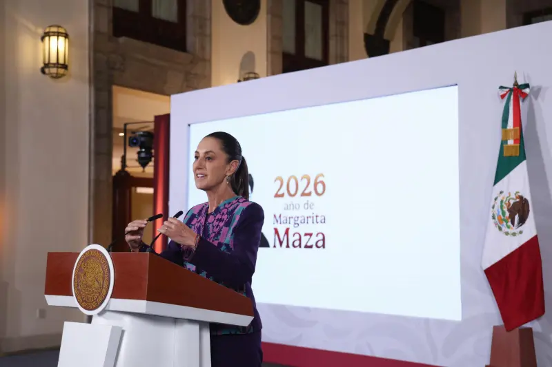 Sheinbaum minimiza descarrilamiento del Tren Interoceánico en Oaxaca