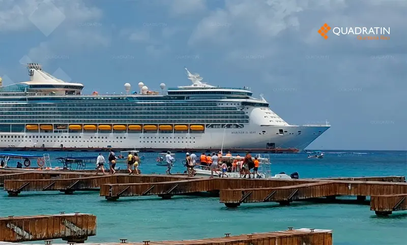 Navega Cozumel hacia un verano récord: proyectan 12 mil visitantes diarios