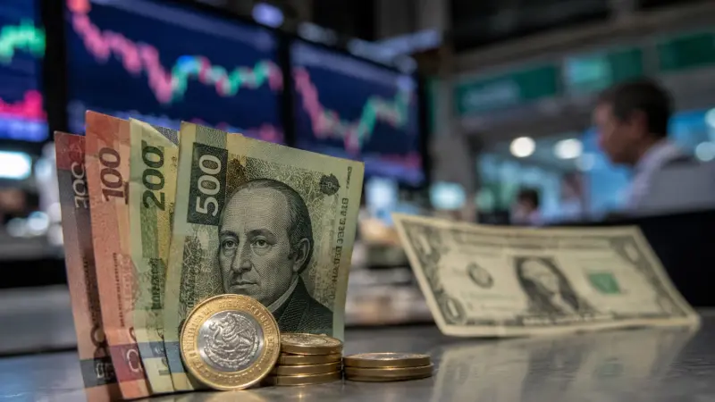 Dólar cae por segundo día; peso gana cinco centavos