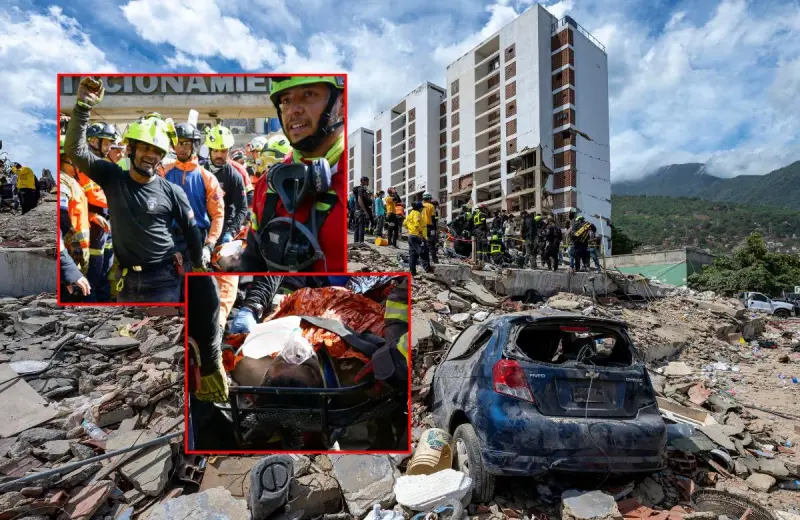 Venezuela eleva a 3 mil 342 la cifra de muertos por los terremotos, mientras Hernán Gil queda como el último sobreviviente rescatado por brigadas internacionales tras ocho días bajo los escombros; equipos internacionales comienzan a retirarse