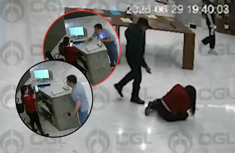 Sacan pertenencias del empresario que golpeó a recepcionista en hotel de Santa Fe