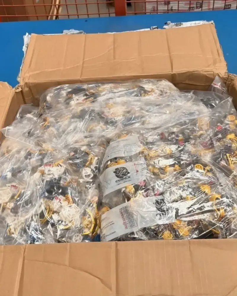 Frenan cargamento de más de 3 mil LEGO piratas en la Aduana de Querétaro
