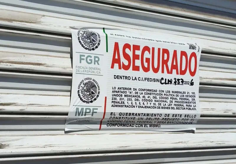 FGR asegura al menos cuatro ‘tiendas chinas’ en Culiacán; aún no informa el motivo