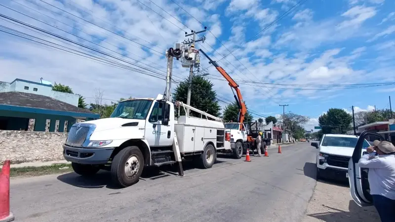 CFE continúa diálogo con autoridades en municipios de Yucatán: estas son algunas acciones