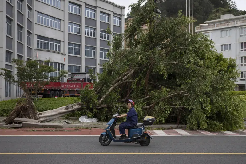 Tifón ‘Bavi’ toca tierra en China y se debilita a tormenta tropical; dejó 134 heridos en Taiwán