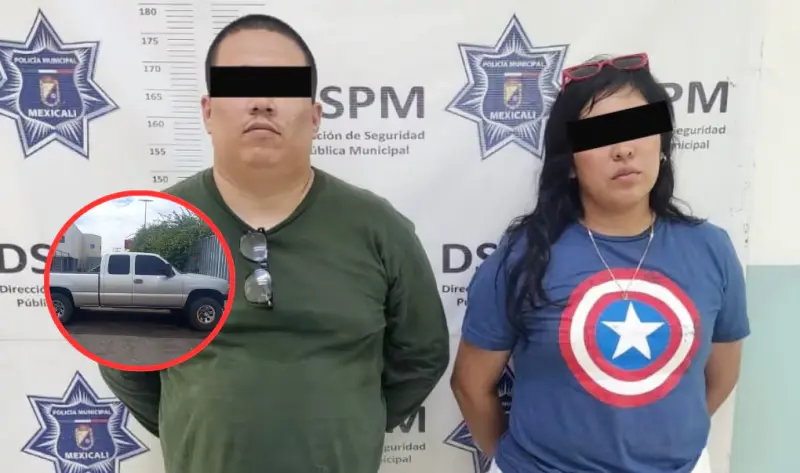 Arco lector ubica camioneta robada; conductor tenía orden de aprehensión por violencia familiar