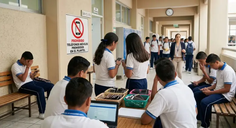 Analiza Educación no permitir ingreso de celulares a los planteles para evitar actos de violencia