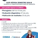 Abre COBAQ segunda etapa de admisión para Bachillerato Escolarizado