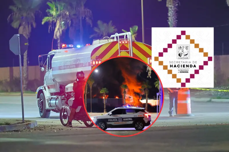 Luego del incendio en una bodega con placas y tarjetas de circulación en Hermosillo, Hacienda evaluará las afectaciones y mantendrá con normalidad los trámites vehiculares