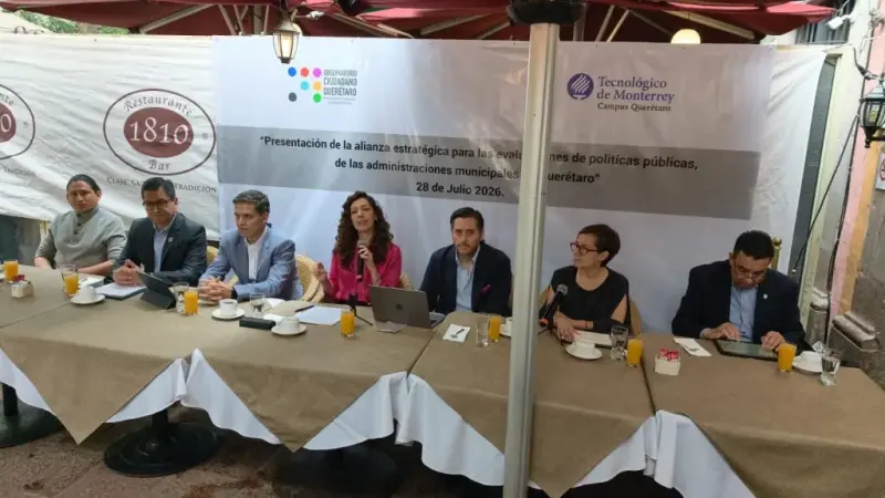 Tecnológico de Monterrey y Observatorio Ciudadano de Querétaro formalizan alianza para fortalecer el análisis de políticas públicas