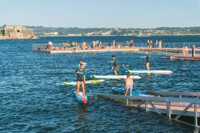 Favorable acogida a la plataforma flotante de O Parrote en A Coruña