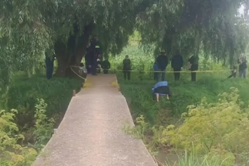 La corriente lo arrastró: hallan sin vida a joven en Almoloya de Juárez