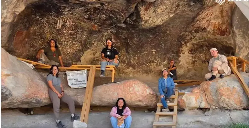 Hallan tres nuevas pinturas rupestres durante restauración en Cuatro Ciénegas