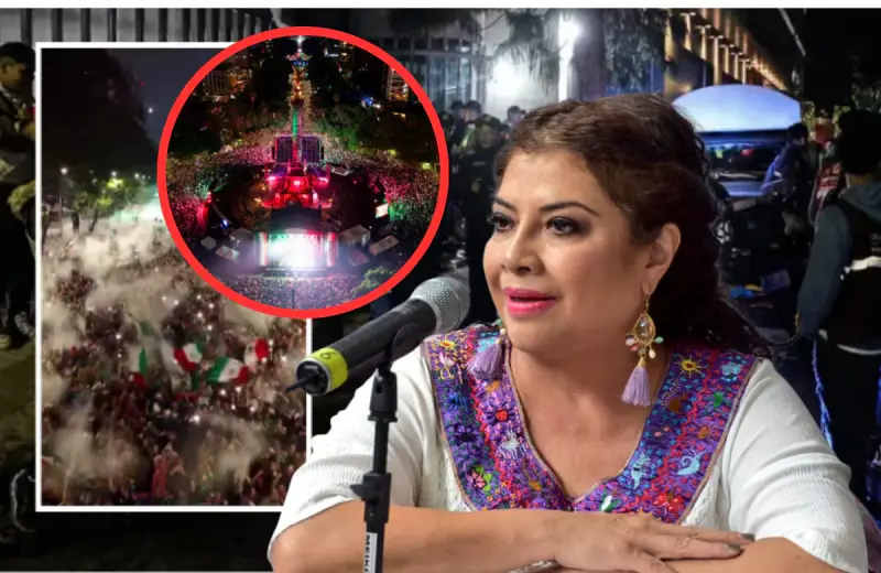 Clara Brugada reconoció que festejos en Paseo de la Reforma no estaban en protocolos y se limita a 25 mil personas el acceso al Ángel para México vs Inglaterra