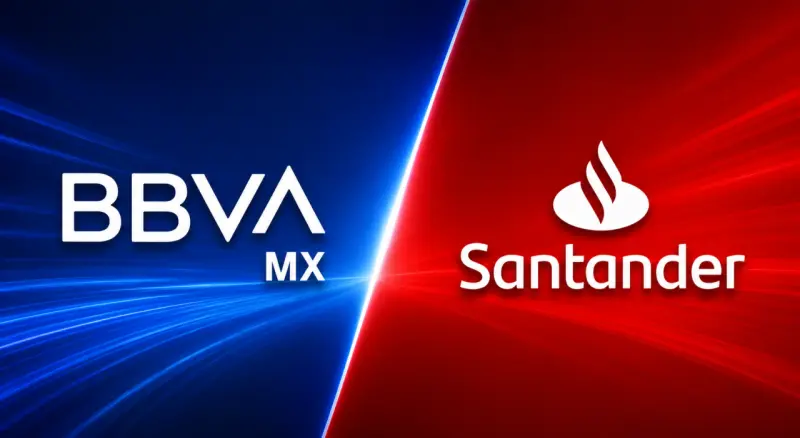 BBVA vs. Santander: la batalla de los bancos españoles en México por ingresos, empleos y sucursales